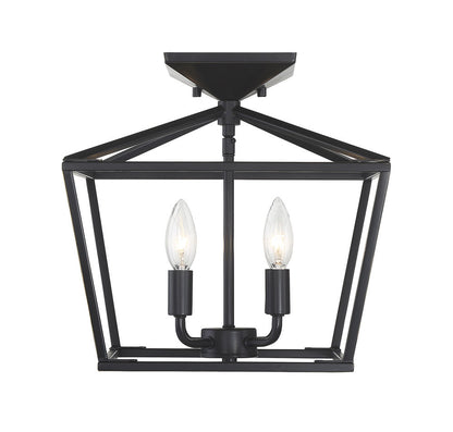 Savoy House Townsend 4-Light Semi-Flush Mount Classic Bronze