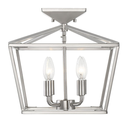 Savoy House Townsend 4-Light Semi-Flush Mount Satin Nickel