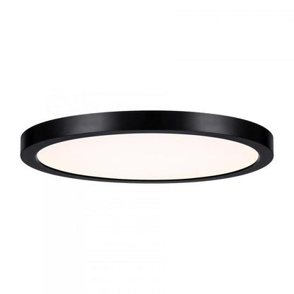 Savoy House LED Flush Mount, 12"W - Black
