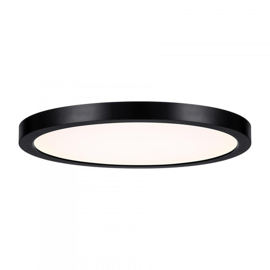 Savoy House LED Flush Mount, 12"W - Black