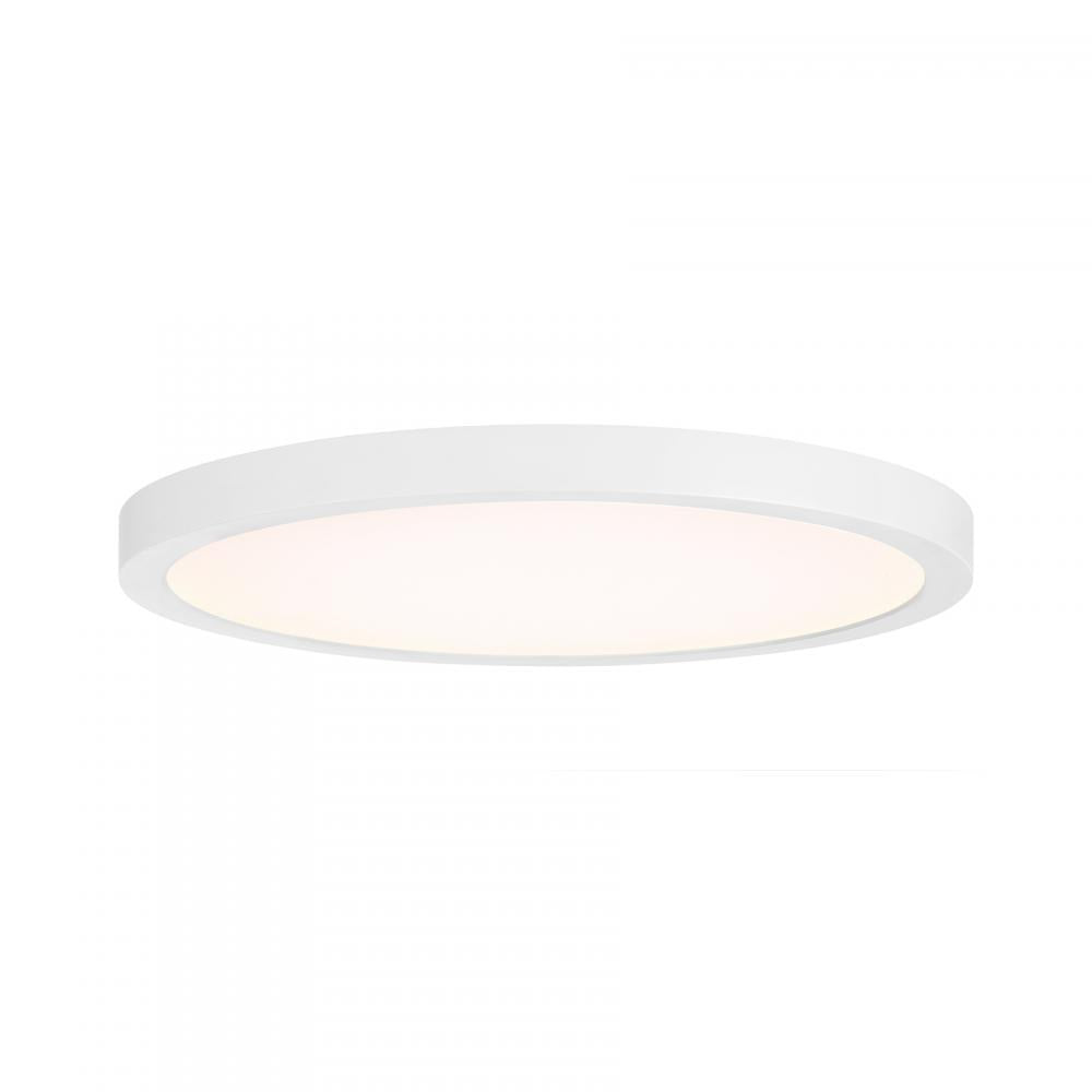 Savoy House LED Flush Mount, 12"W - White