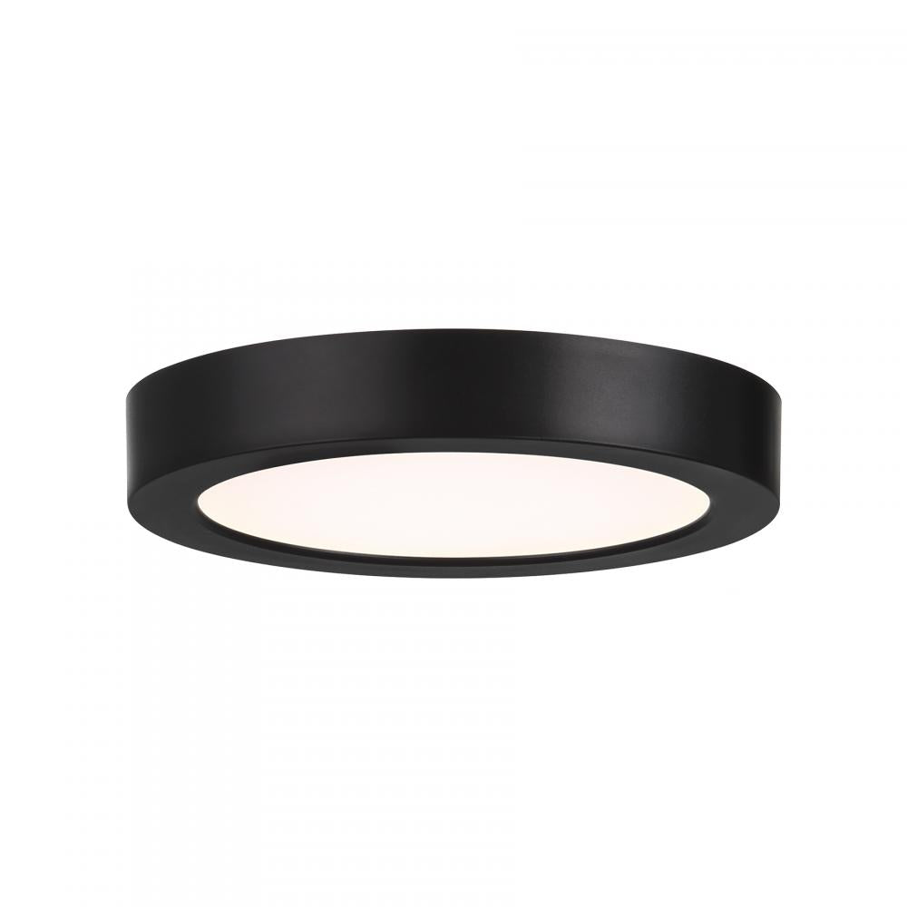 Savoy House LED Flush Mount, 5.3"W - Black