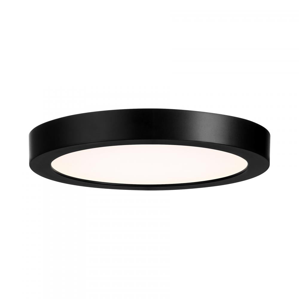 Savoy House LED Flush Mount, 7"W - Black