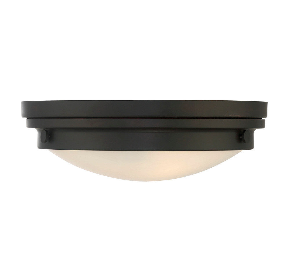 Savoy House Lucerne 13-in Flush Mount English Bronze