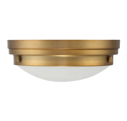 Lucerne 2-Light Ceiling Light in Polished Nickel