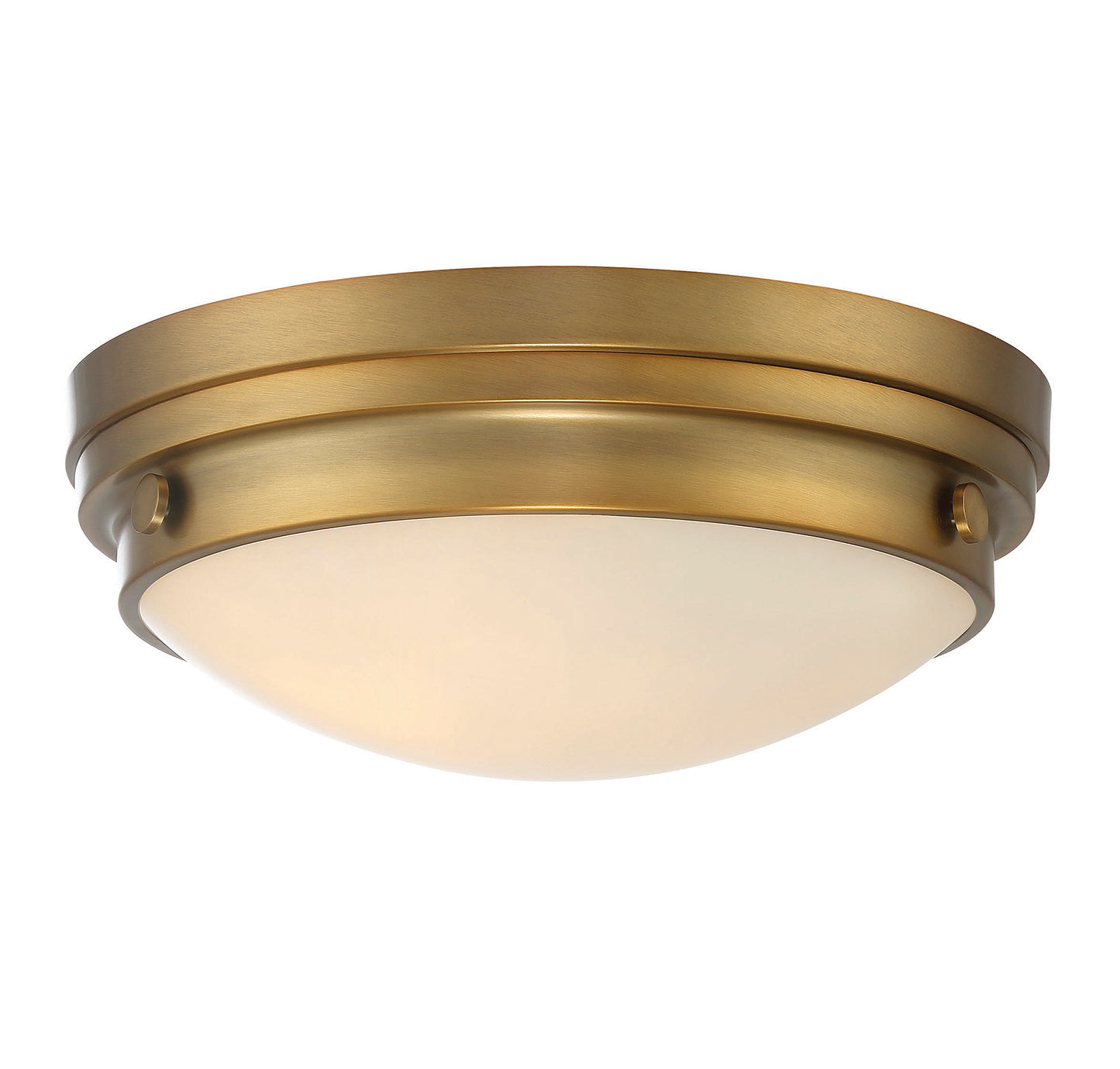 Lucerne 2-Light Ceiling Light in Polished Nickel