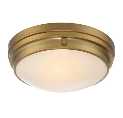 Lucerne 2-Light Ceiling Light in Polished Nickel