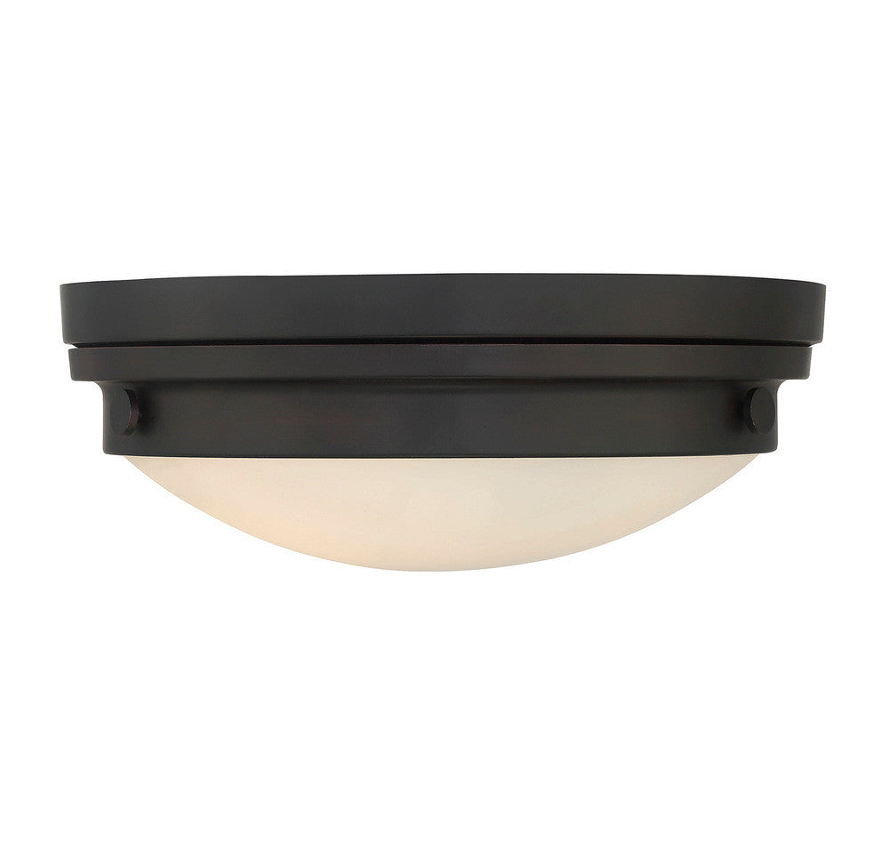 Savoy House Lucerne 15-in Flush Mount English Bronze