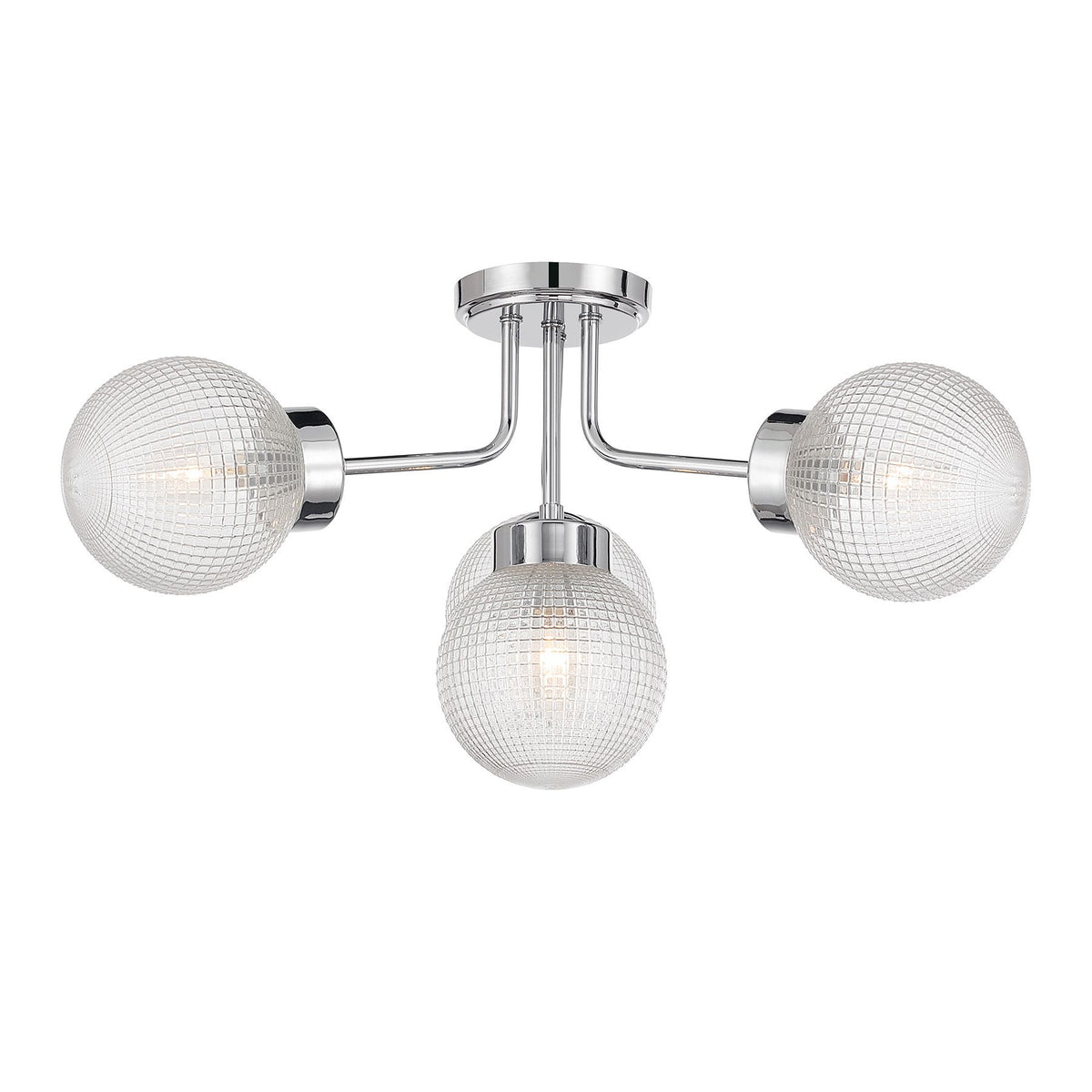 Coral 4-Light Semi-Flush Mount
