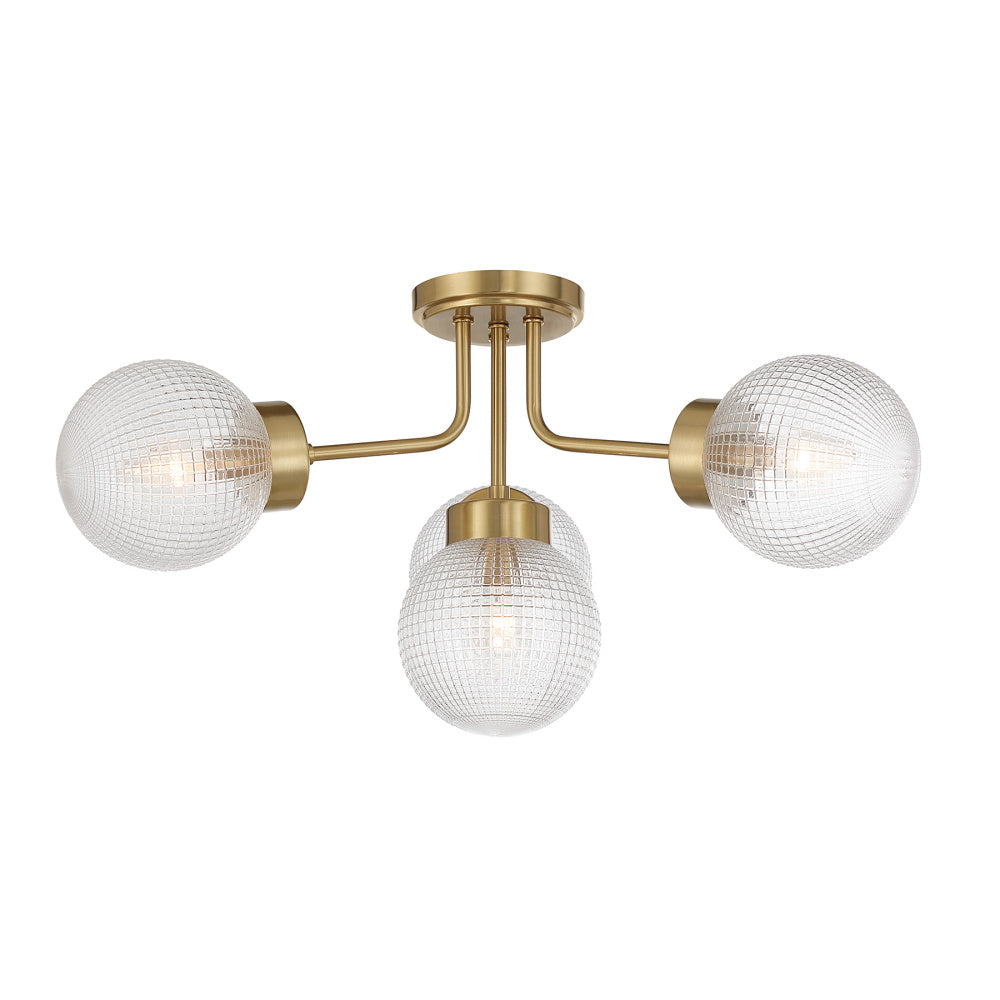 coral 4 light semi flush mount in 6 3364 4 128