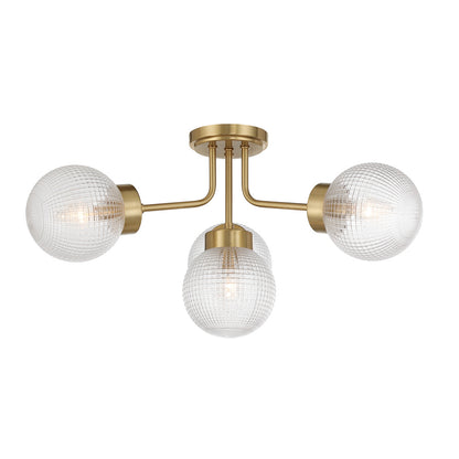 coral 4 light semi flush mount in 6 3364 4 128