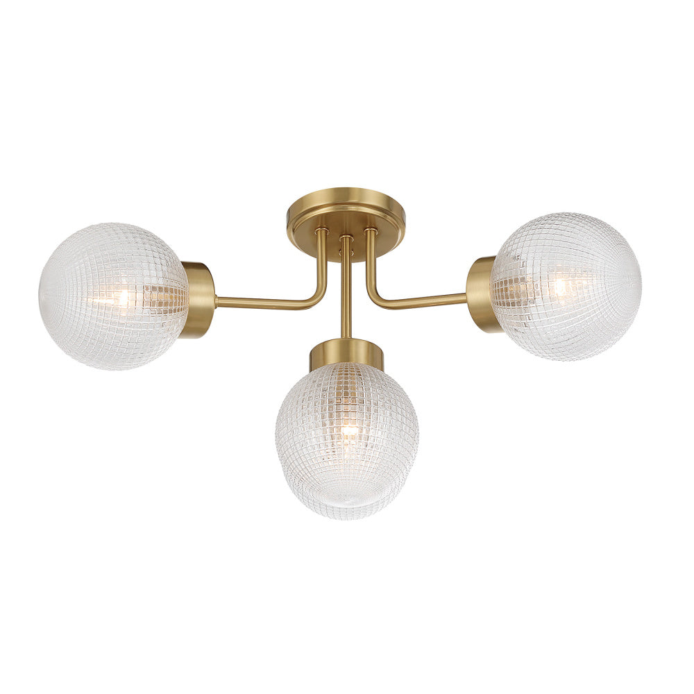 coral 4 light semi flush mount in 6 3364 4 128