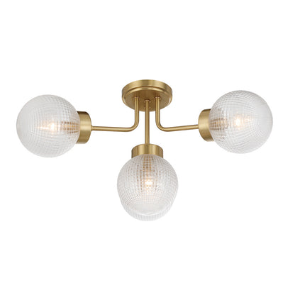 coral 4 light semi flush mount in 6 3364 4 128