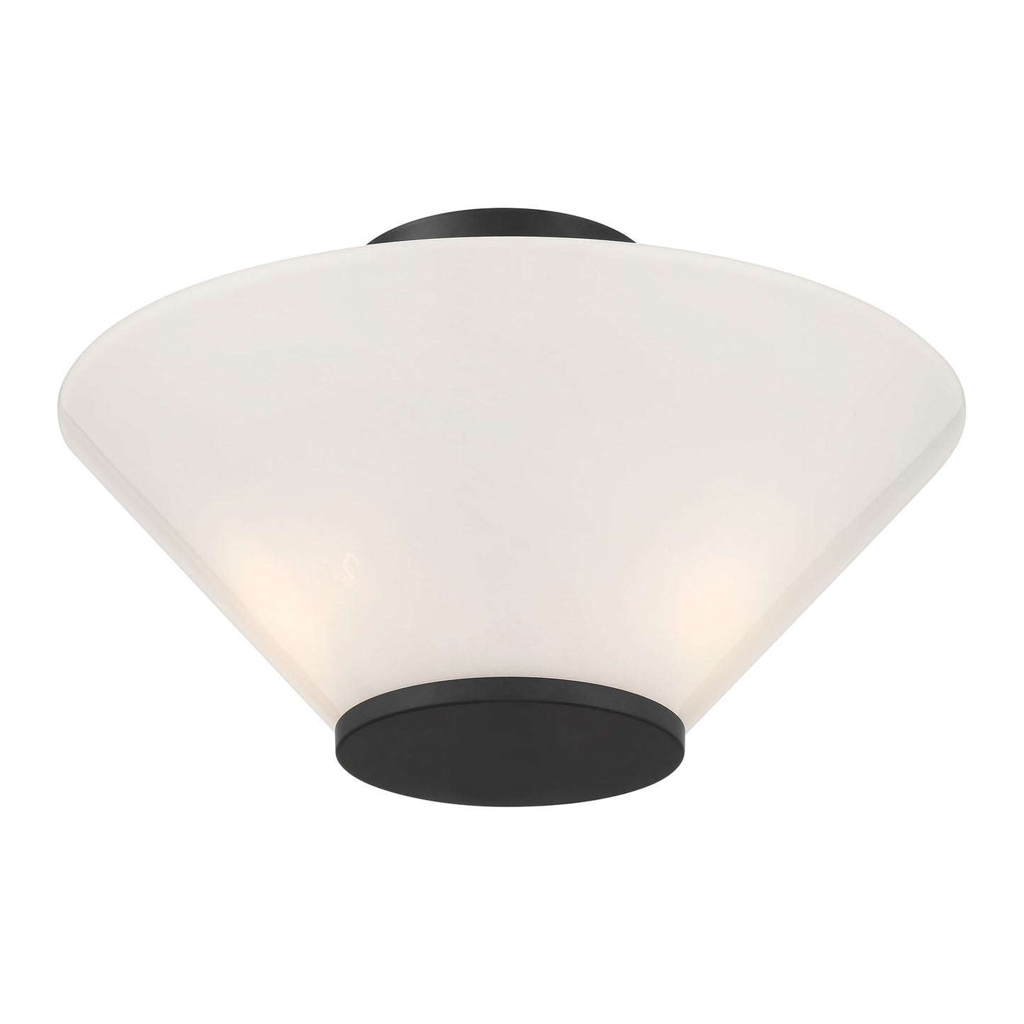 Blair 3-Light Convertible Semi-Flush or Pendant in Warm Brass