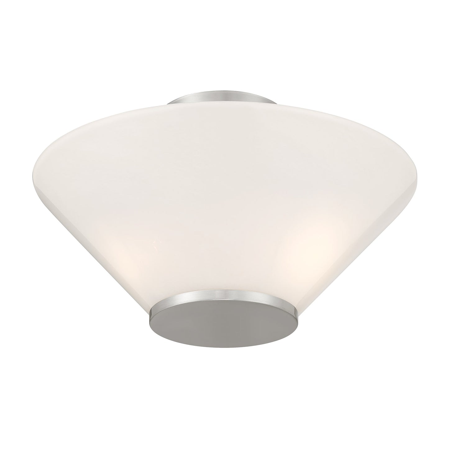 Blair 3-Light Convertible Semi-Flush or Pendant in Warm Brass
