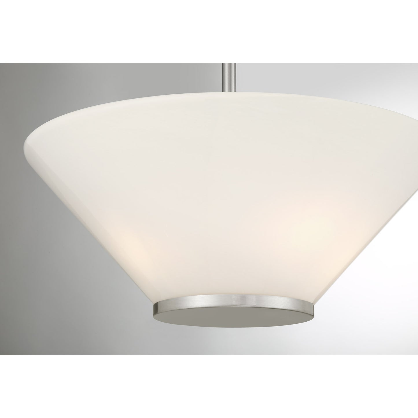 Blair 3-Light Convertible Semi-Flush or Pendant in Warm Brass