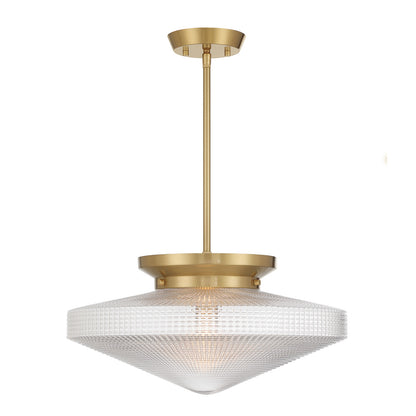 Savoy House Norwich 1-Light Convertible - Warm Brass