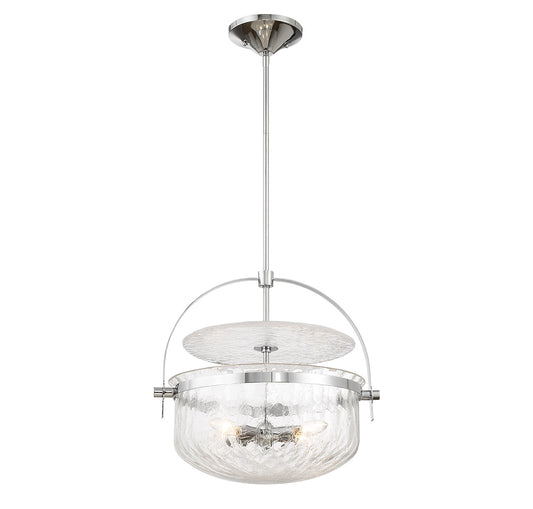 Denmar 4-Light Convertible Semi-Flush or Pendant