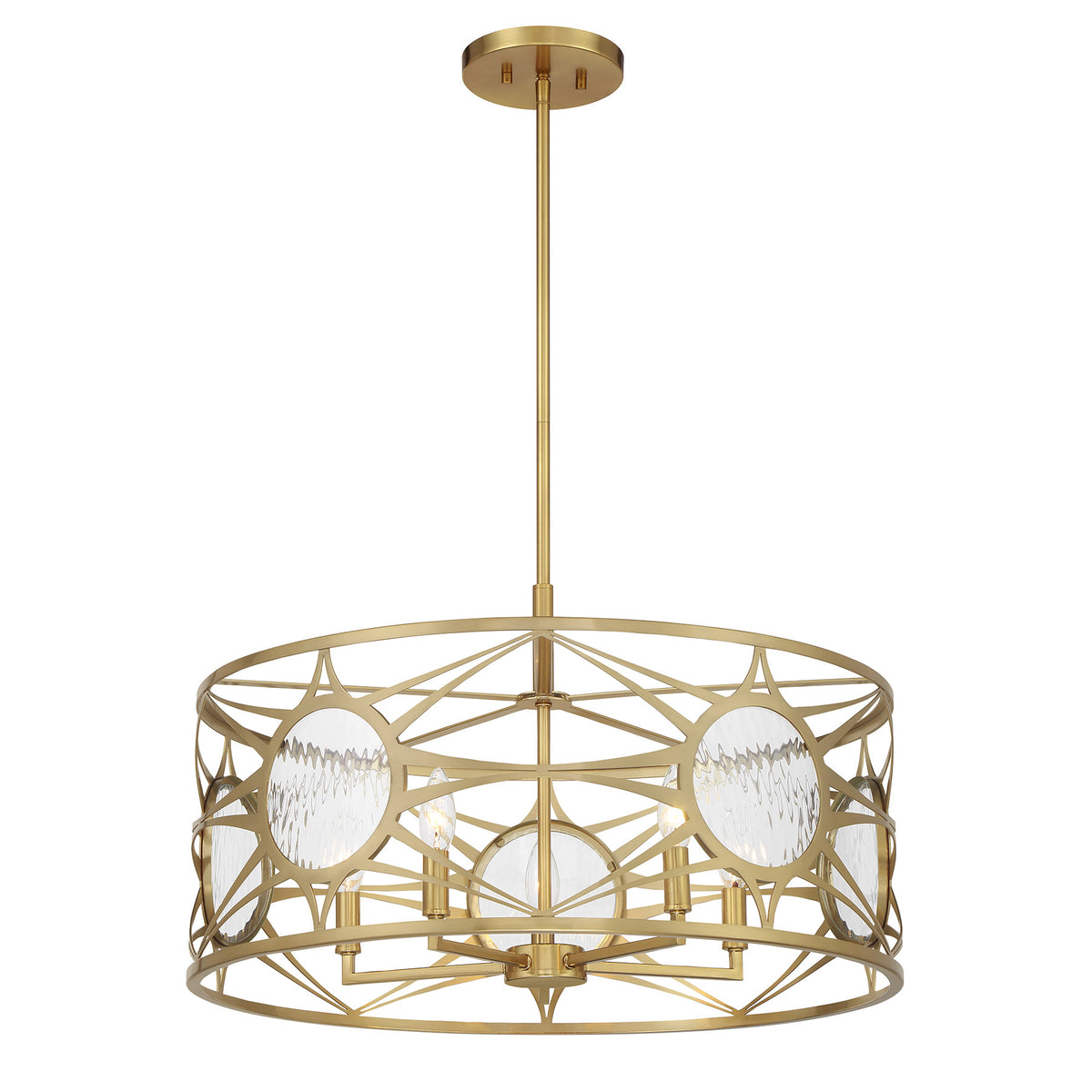 Savoy House Balfour 5-Light Convertible Semi-Flush or Pendant - alternate view