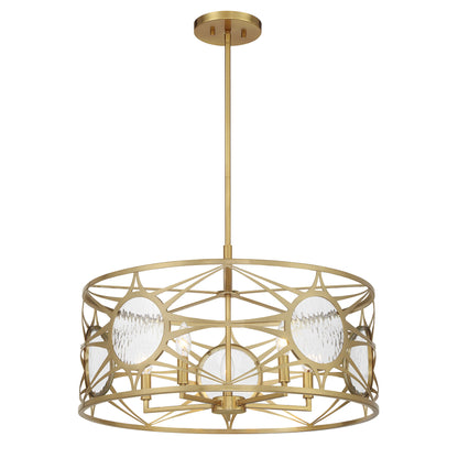 Savoy House Balfour 5-Light Convertible Semi-Flush or Pendant - alternate view