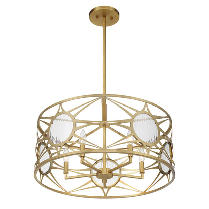 Savoy House Balfour 5-Light Convertible Semi-Flush or Pendant - alternate view