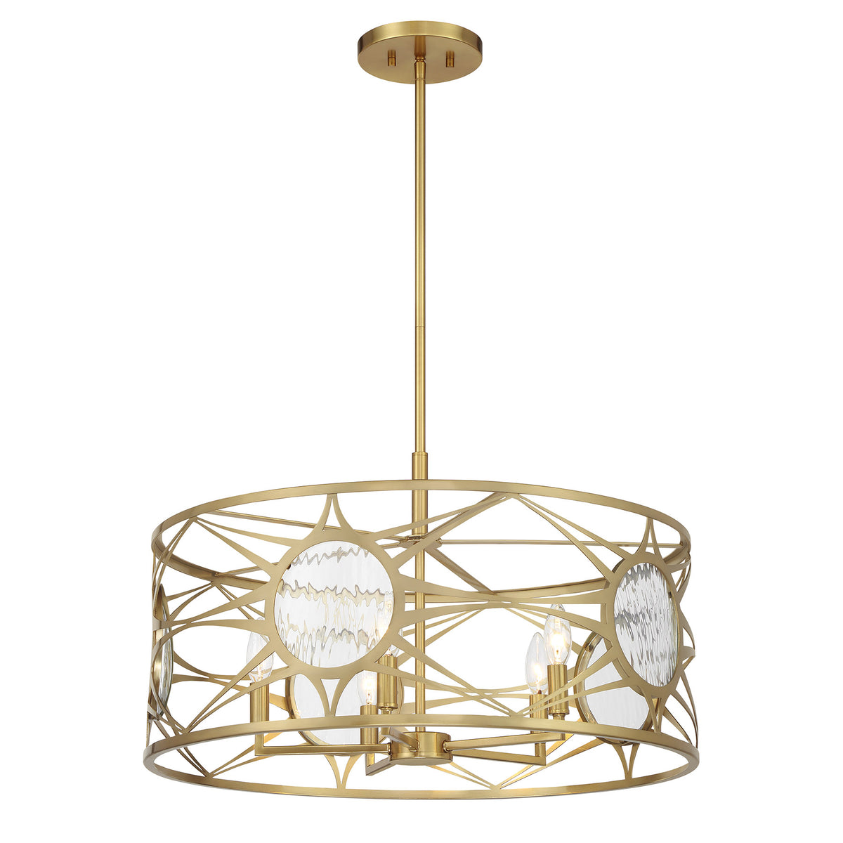 Savoy House Balfour 5-Light Convertible Semi-Flush or Pendant - alternate view