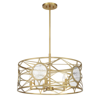 Savoy House Balfour 5-Light Convertible Semi-Flush or Pendant - alternate view