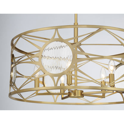 Savoy House Balfour 5-Light Convertible Semi-Flush or Pendant - alternate view