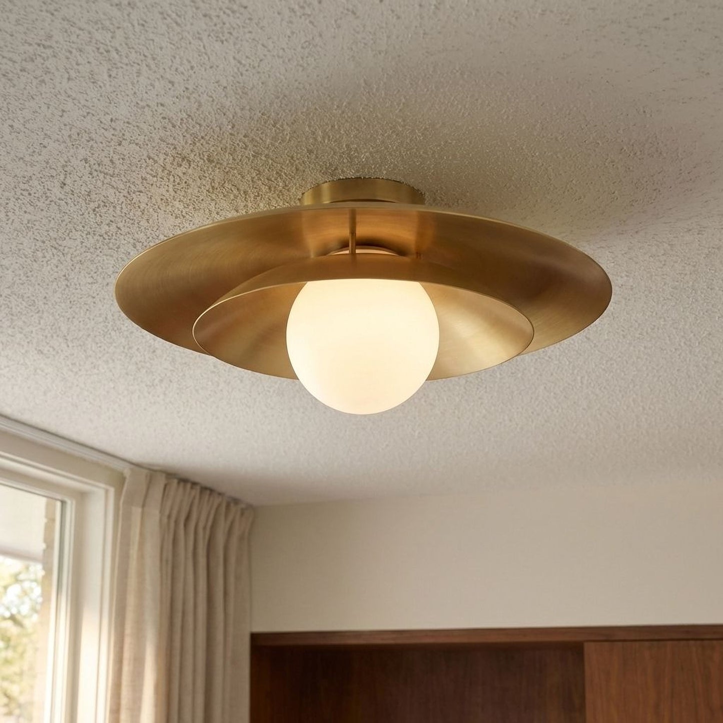 Sherrer 1-Light Ceiling Light in Chrome
