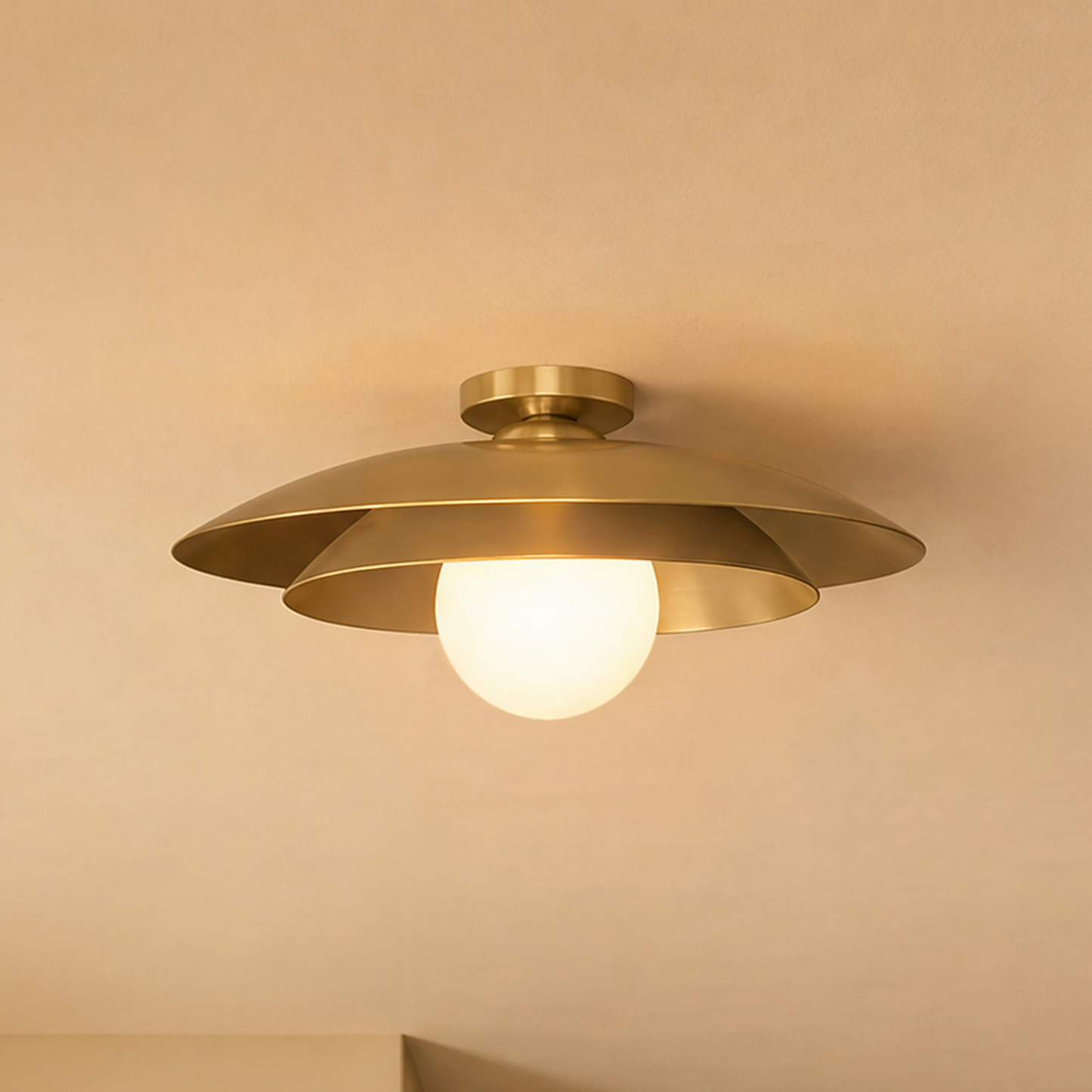 Sherrer 1-Light Ceiling Light in Chrome