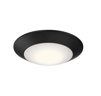 Stella 6-in LED 5CCT Disc Light in Matte Black