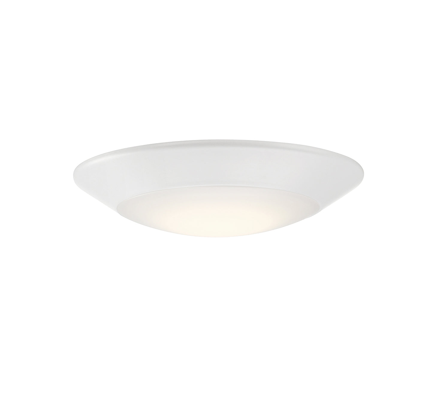 Stella 6-in LED 5CCT Disc Light in Matte Black
