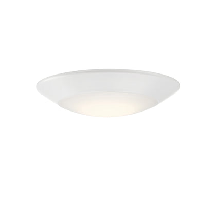 Stella 6-in LED 5CCT Disc Light in Matte Black