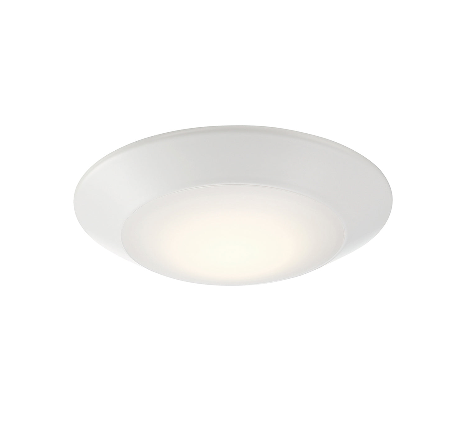 Stella 6-in LED 5CCT Disc Light in Matte Black