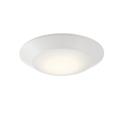 Stella 6-in LED 5CCT Disc Light in Matte Black