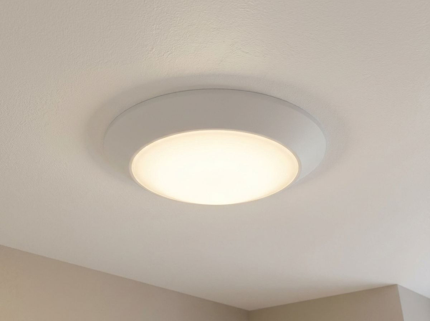 Stella 6-in LED 5CCT Disc Light in Matte Black