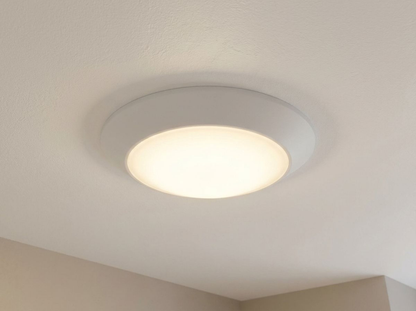 Stella 6-in LED 5CCT Disc Light in Matte Black