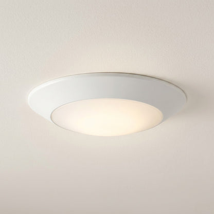 Stella 6-in LED 5CCT Disc Light in Matte Black