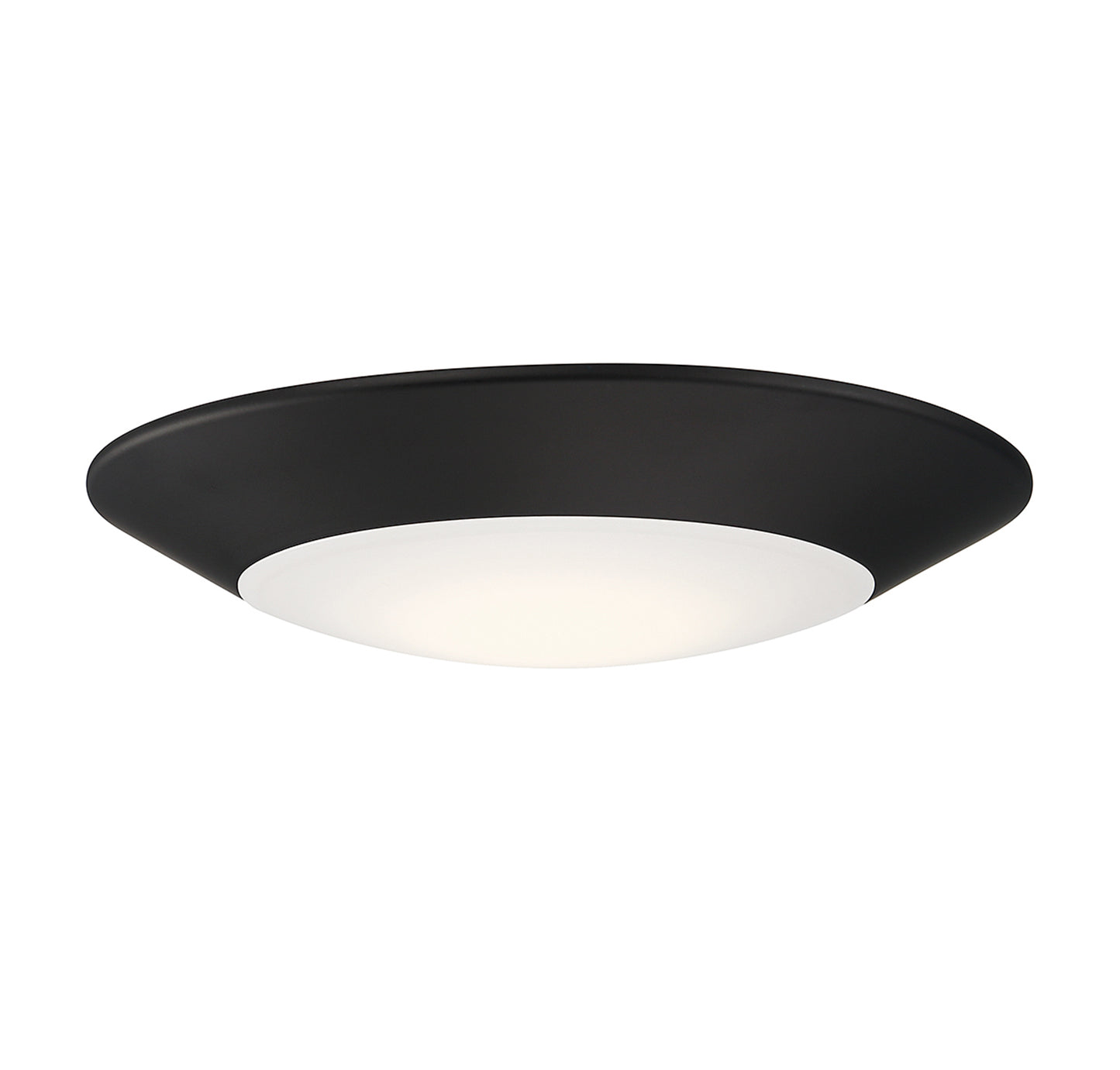 Stella 7-in LED 5CCT Disc Light in Matte Black