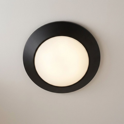 Stella 7-in LED 5CCT Disc Light in Matte Black