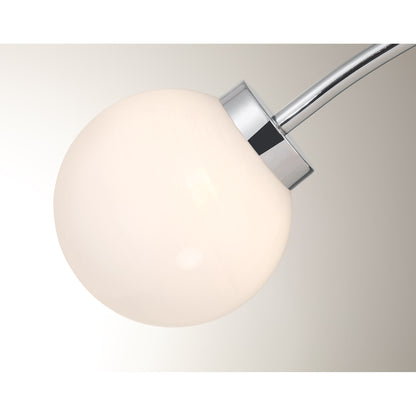 Redfield 5-Light Convertible Semi-Flush or Pendant in Chrome