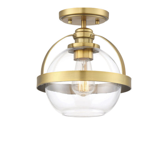 Savoy House Pendleton Semi-Flush Mount Warm Brass