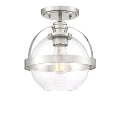 Savoy House Pendleton Semi-Flush Mount Satin Nickel