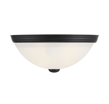 Savoy House Stella 2-Light 11-in Flush Mount Matte Black