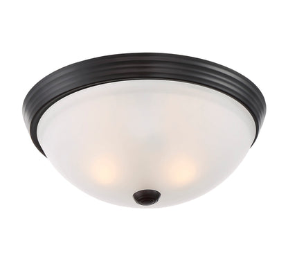 Stella 2-Light 13-in Flush Mount in English Bronze