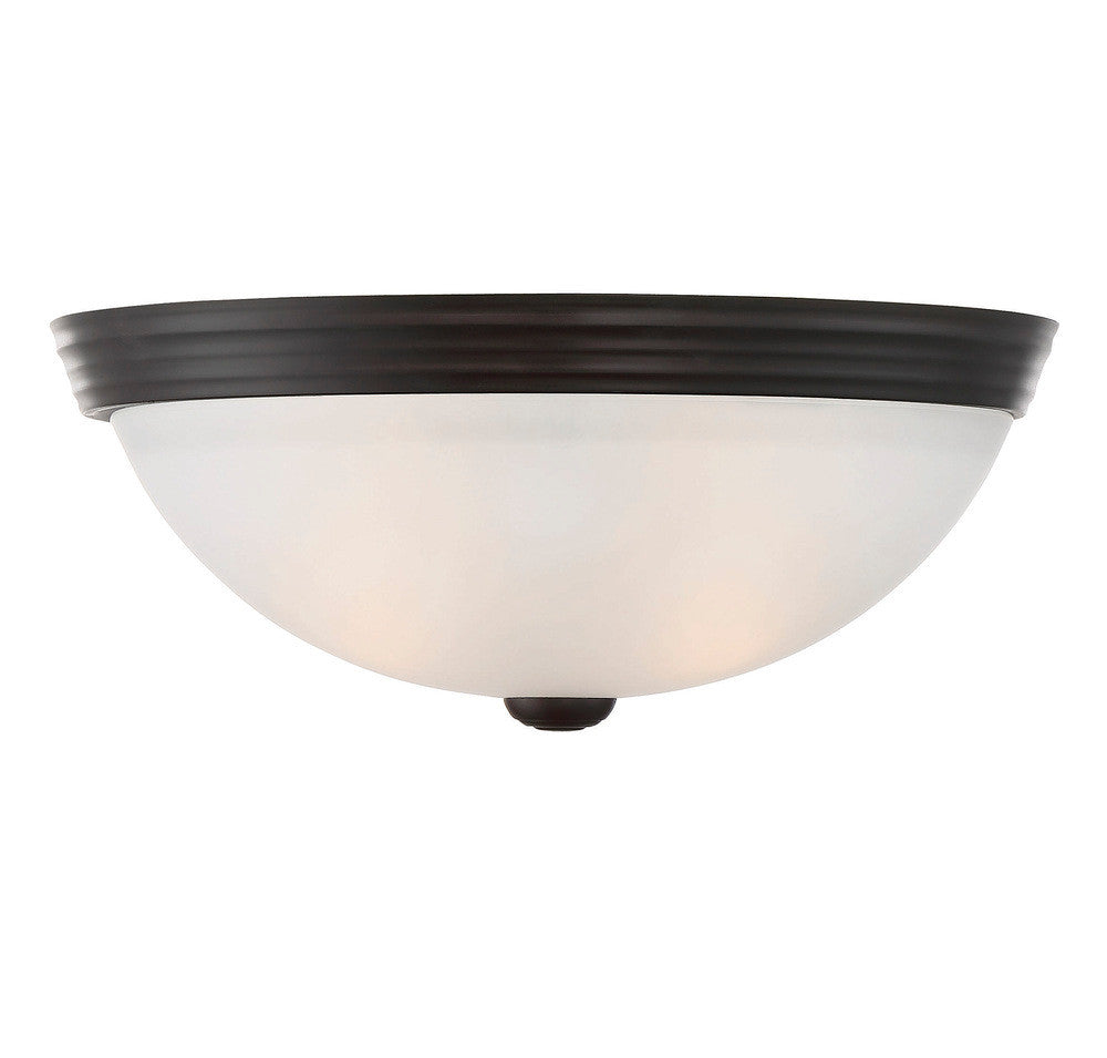 Savoy House Stella 2-Light 13-in Flush Mount English Bronze