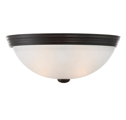 Savoy House Stella 2-Light 13-in Flush Mount English Bronze
