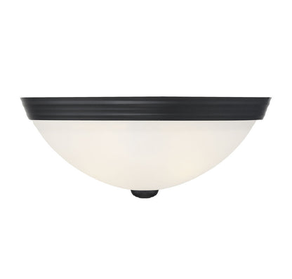 Savoy House Stella 2-Light 13-in Flush Mount Matte Black