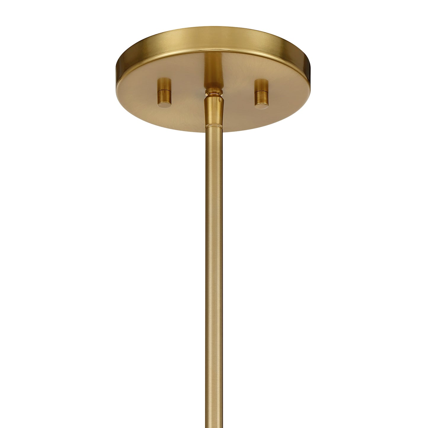 Bailey 4-Light Convertible Semi-Flush or Pendant - Warm Brass