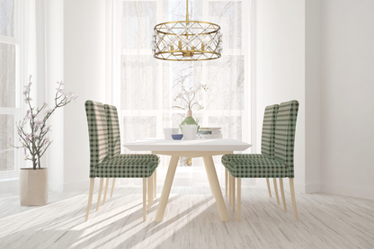 Bailey 4-Light Convertible Semi-Flush or Pendant - Warm Brass